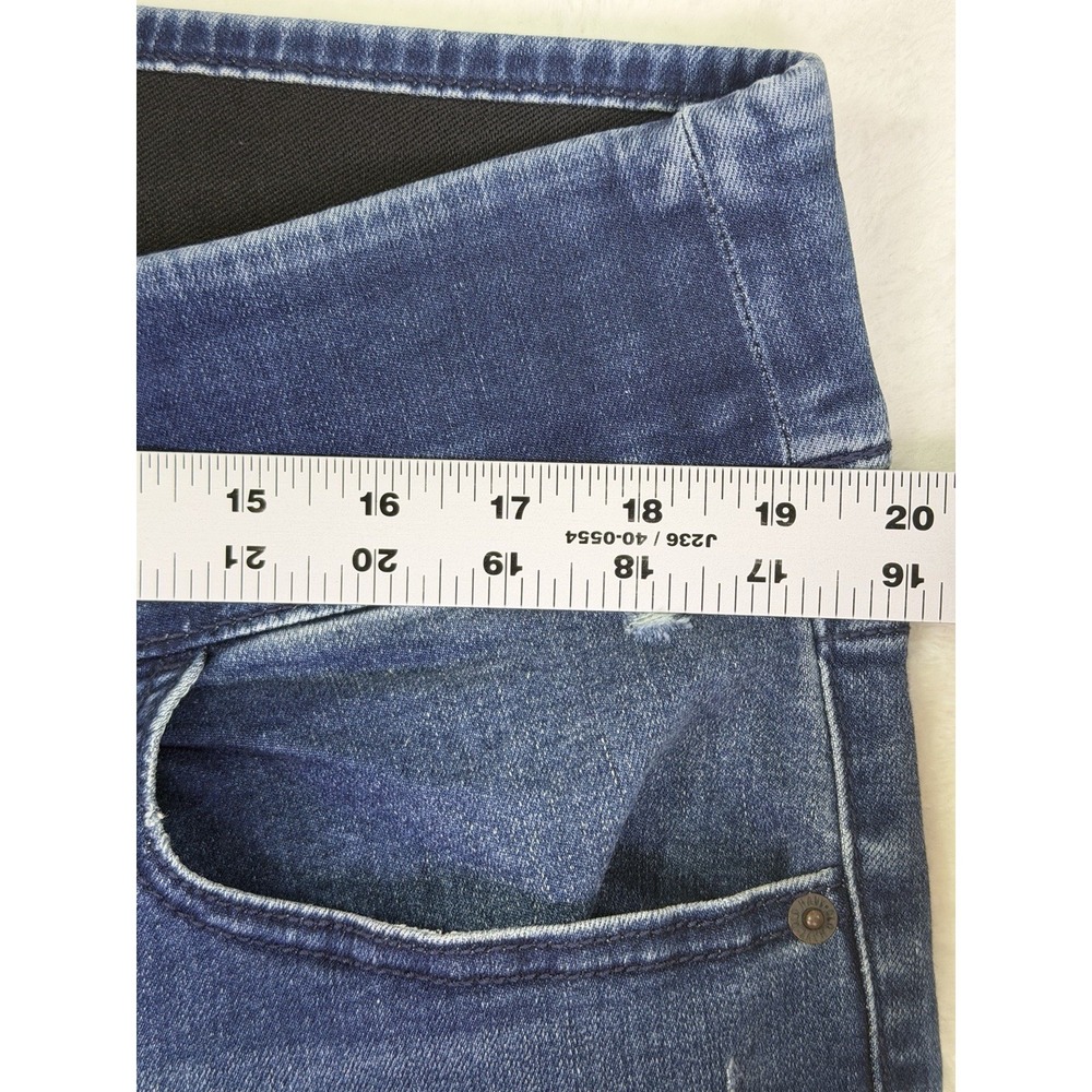 Old Navy Jeans Womens 18 Plus Blue Medium Wash High Rise Bootcut Pull On Stretch - Picture 3 of 9